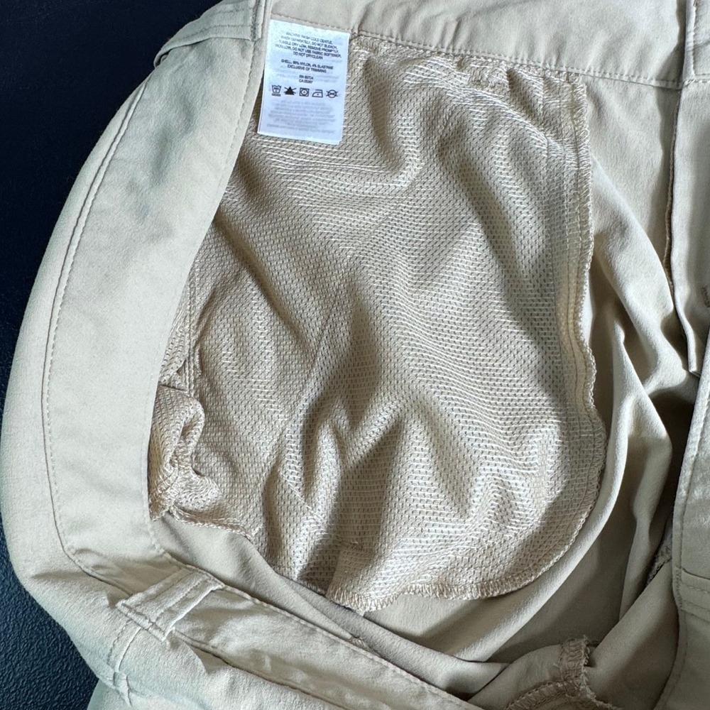 Columbia Womens Omni-Shield Convertible Hiking Pants Tan Zip Off Shorts 2087061 - Picture 8 of 13